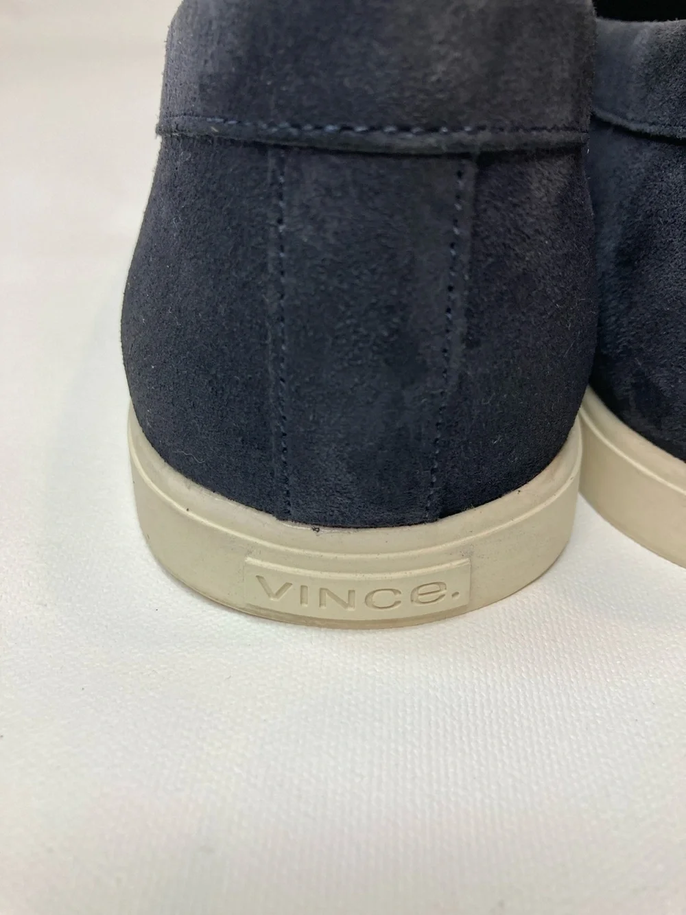 Vince Suede Slip-On Loafers in Navy